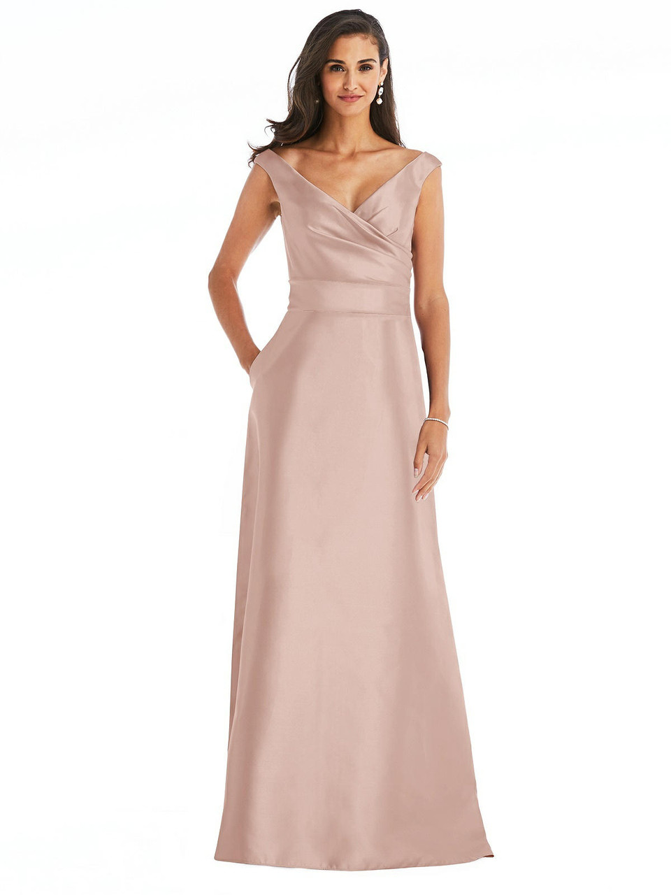 Alfred Sung Dress Style D811 - Satin ...